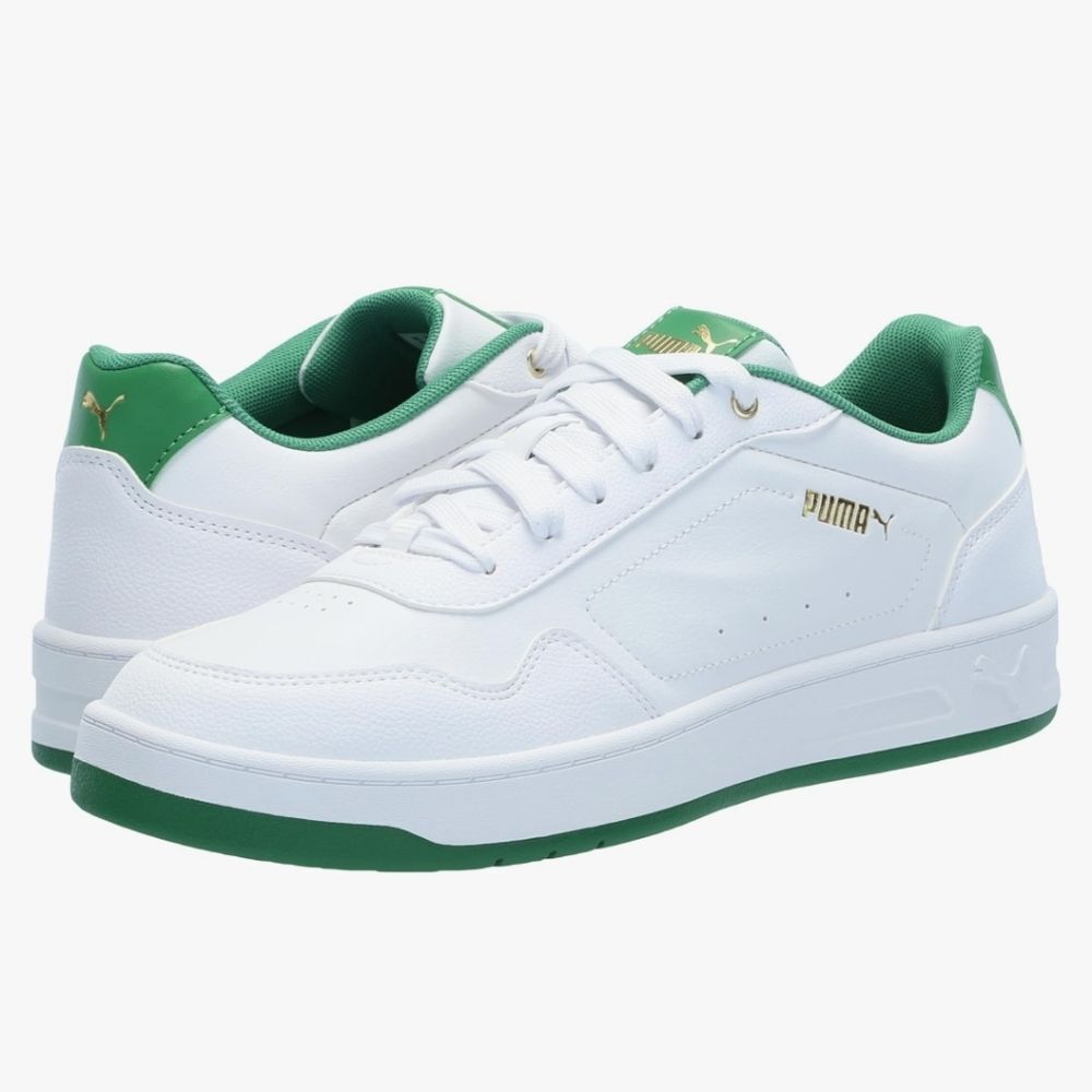 Puma Court Classy Sneakers- White/Green